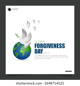 O Dia Global do Perdão, celebrado em 7 de julho, incentiva as pessoas a perdoarem a si mesmas e aos outros
