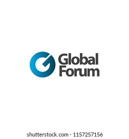 Global Forum Logo Vector Template Design Illustration