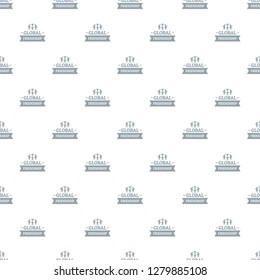 Global friendship pattern vector seamless repeat for any web design