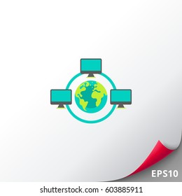 Global game network icon