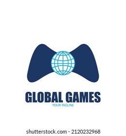 global gamers icon vector illustration template design
