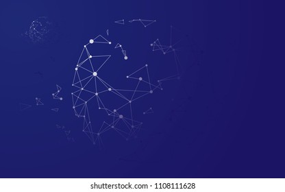 global globe connection background vector