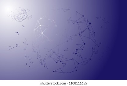 global globe connection background vector