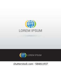 global globe wold simple design


