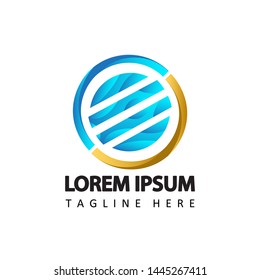 global, globe, world logo template design vector in isolated white background