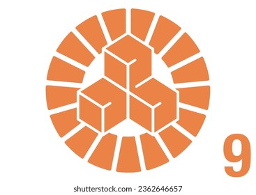 The Global Goals Sustainability Development 9 Nine Industry Innovation Infrastructure Orange