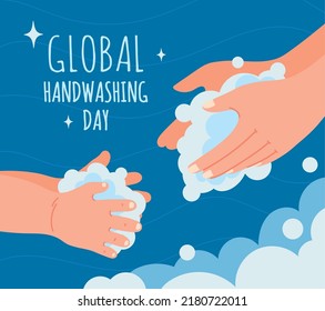 global handwashing day celebration card