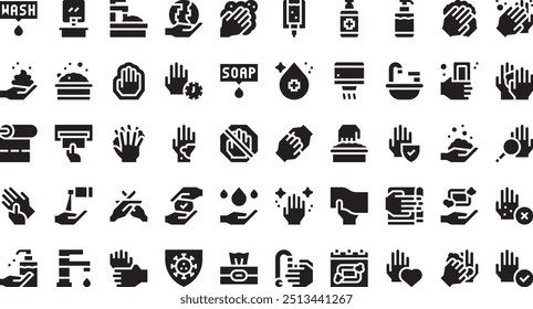 Global handwashing day icons High-Quality Vector Icons Collection with Editable Stroke. Ideal for Professional and Creative Projects.