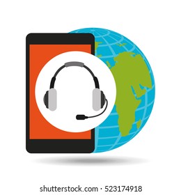 global heatset social network vector illustration eps 10