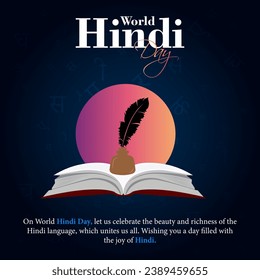 Global Hindi Diwas is a celebration dedicated to promoting the Hindi language and its cultural significance on an international scale.