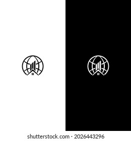 global home building logo	creative unique