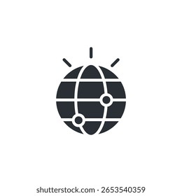 global icon collection .design style with background