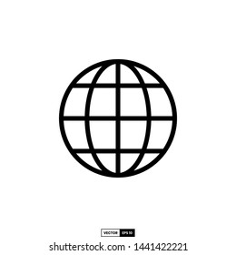 Global icon, design inspiration vector template for interface and any purpose