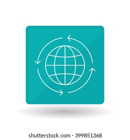 global icon design, vector illustration