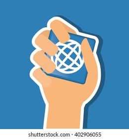 global icon design, vector illustration