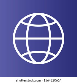 Global icon isolated on background
 