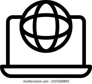 icono global aislado en fondo blanco. Ilustración vectorial. Eps10. Icono de vector para el diseño y aplicación de sitios web