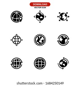 global icon or logo isolated sign symbol vector illustration - Collection of high quality black style vector icons

