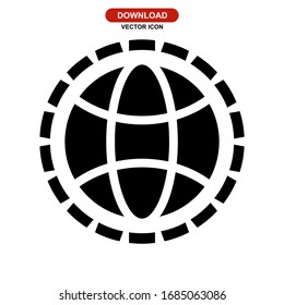 global icon or logo isolated sign symbol vector illustration - high quality black style vector icons

