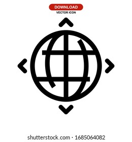 global icon or logo isolated sign symbol vector illustration - high quality black style vector icons
