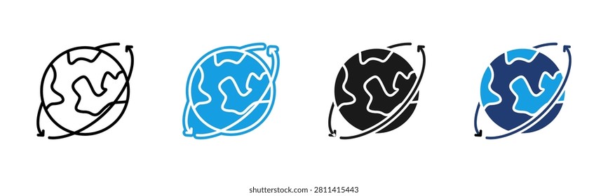 Global icon multiple style collection