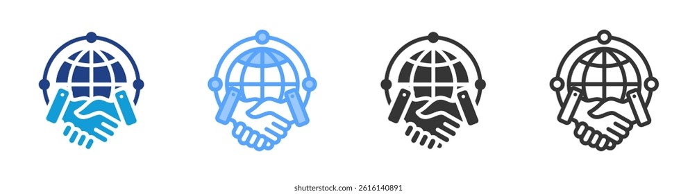Global icon set multiple style collection