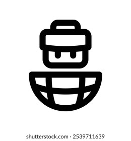 Globales Symbol. Vektorliniensymbol für Ihre Website, Ihr Handy, Ihre Präsentation und Ihr Logo-Design.