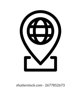 Global Icon Vector Symbol Design Illustration