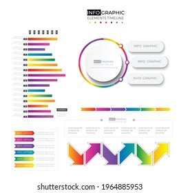Global impact and World crisis Infographic vector illustration Thin Line Connection on color gradient chart origami paper color info-graphic template for diagram presentation chart