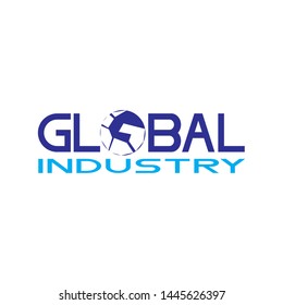 Global Industry Logo Letter Design Vector Stock Vector (Royalty Free ...