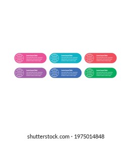 global information template. six steps infographic template. infographic template for web, annual report, magazine, internet