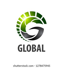 Global initial letter G logo concept design template idea