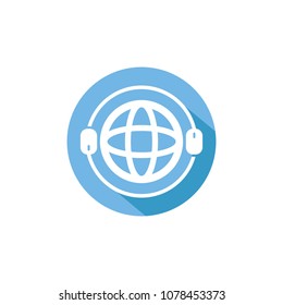 Global Internet Browsing Unique Logo Symbol