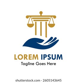 Global law design logo template illustration	