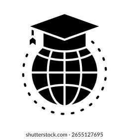 Global Learning Icon Element For Design