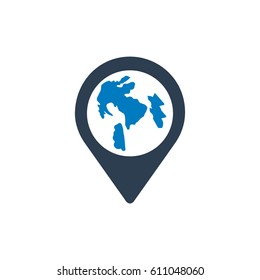 Global Location Icon