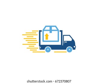 Global Logistic Icon Logo Design Element