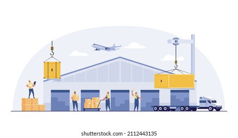 Globale Logistik. Internationales Liefer-, Vertriebs-, Lager-, Transport- und Liefernetz.