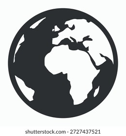 Globale Logistik und Erdglobus Symbol Weltkarte Vektor für Internationaler weißer Hintergrund