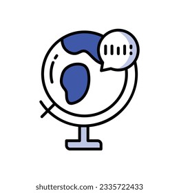 Iconos de logística global, ilustración de material vectorial.