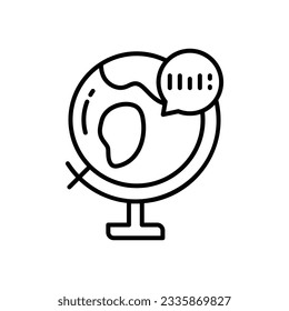 Global Logistics Icons, vector stock illustration.