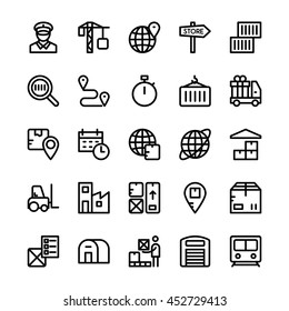 Global Logistics Vector Icons 4