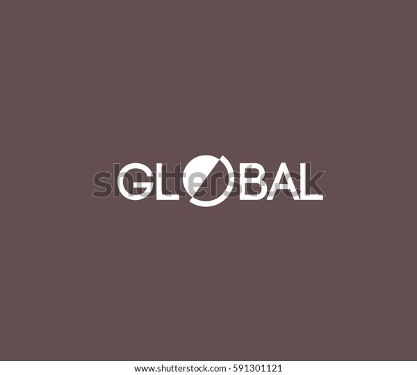 Global Logo Stock Vector (Royalty Free) 591301121