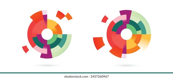 global logo abstract circle icon symbol or background, concept of global business logistics, global communication people connectivity network, global economics economy