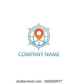 global logo color circle illustration, vector design template