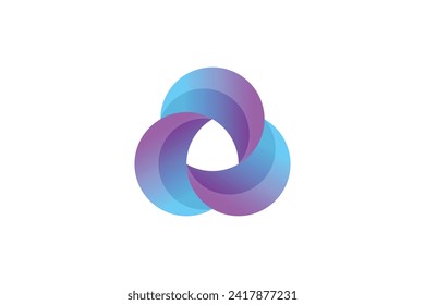 global logo design with gradient  logo concept