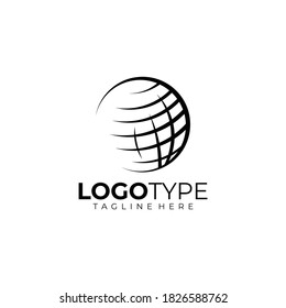 global logo icon vector isolated