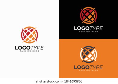 global logo icon vector isolated