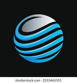 Global logo icon vector isolated