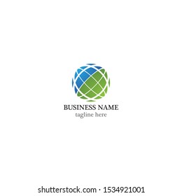 Global logo template vector icon design